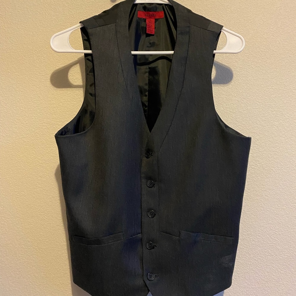 Black suit vest